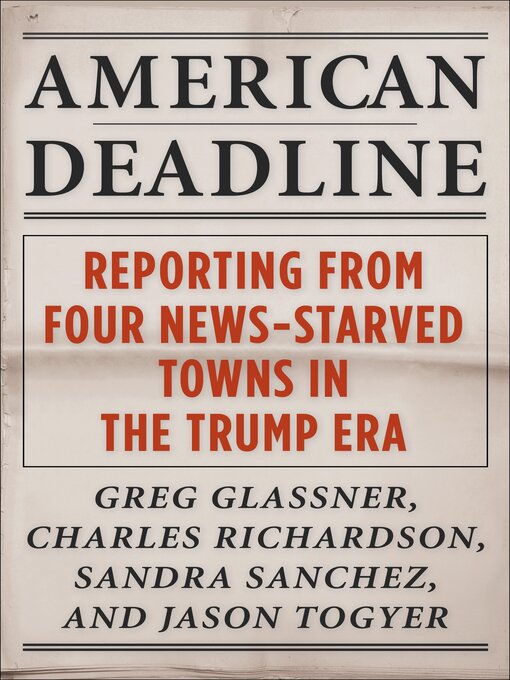 Title details for American Deadline by Greg Glassner - Available